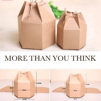 50pcs Wholesale Small Gift Cardboard Box Kraft Paper Boxes for Gift Hexagonal Carton Paper Packaging Box Brown Sweet Candy Boxes
50pcs Wholesale Small Gift Cardboard Box Kraft Paper Boxes for Gift Hexagonal Carton Paper Packaging Box Brown Sweet Candy Boxes
