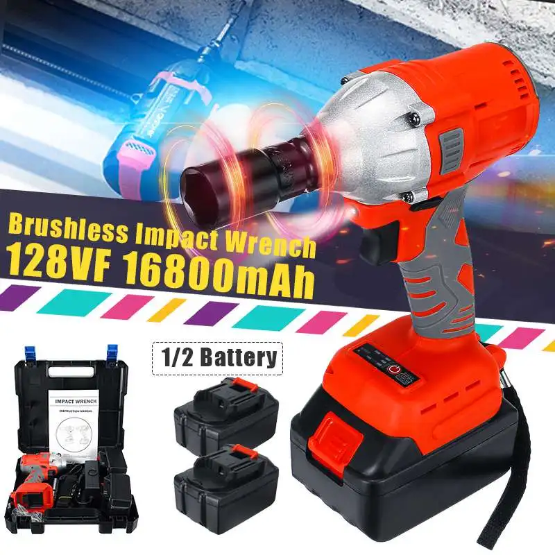 128VF/188VF Cordless Rechargable Brushless Electric Drill Electric Wrench Impact Socket Wrench
128VF/188VF Cordless Rechargable Brushless Electric Drill Electric Wrench Impact Socket Wrench