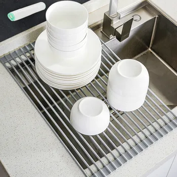 Silicone sink bowl drain rack collapsible sink bowlware dish storage shelf kitchen drain basket organizer LL10171141
Silicone sink bowl drain rack collapsible sink bowlware dish storage shelf kitchen drain basket organizer LL10171141