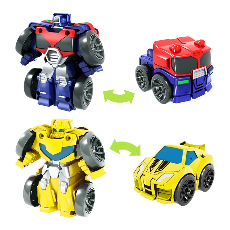 6CM Rescue Bots Car Toys Transformation Robot Action mini version deformation King Kong Figures Toys For Kids Baby Gift