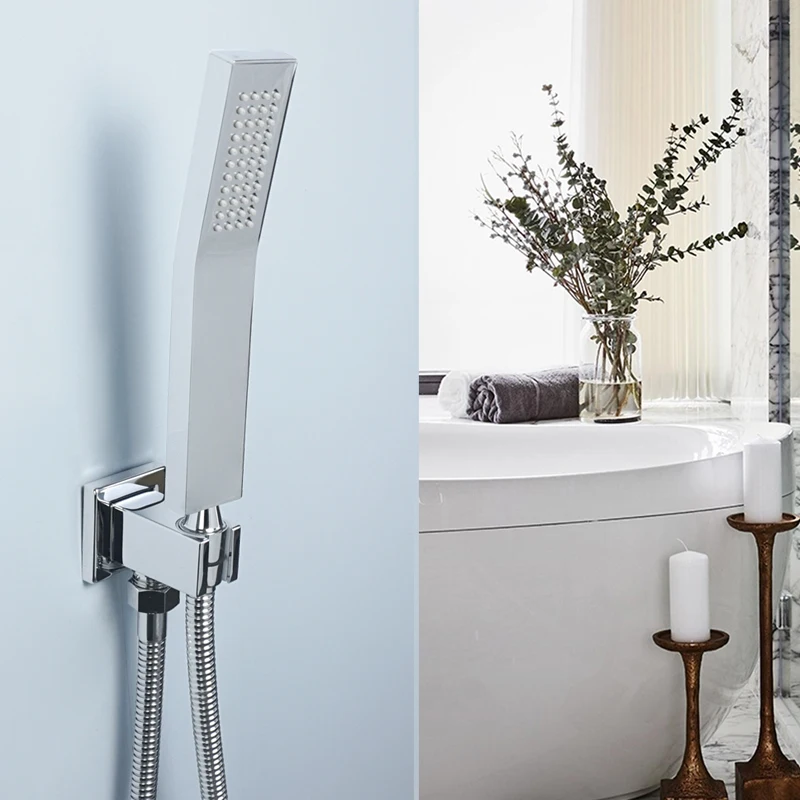 Free Shipping Solid Brass Handheld Shower Head Chrome Finished Wall Mounted Brass Holder Water Saving Hand Shower Sprayer
Free Shipping Solid Brass Handheld Shower Head Chrome Finished Wall Mounted Brass Holder Water Saving Hand Shower Sprayer