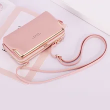 Luxury Leather Women's Wallet Multifunction Messenger Bag Female Handbags Zipper Hasp Coin Purses Clutch Phone Bag Shoulder Bag
Luxury Leather Women's Wallet Multifunction Messenger Bag Female Handbags Zipper Hasp Coin Purses Clutch Phone Bag Shoulder Bag