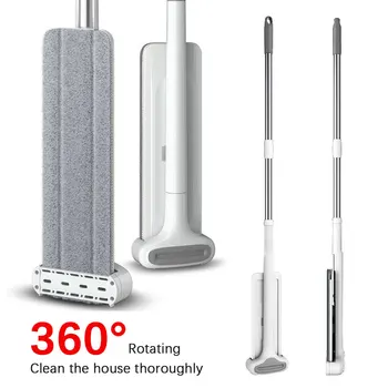 Magic Squeeze Flat Cutting Mop Hands Free For Wash Floor Household Kitchen Floors Cleaning With Microfiber Replacement Mop Head
Magic Squeeze Flat Cutting Mop Hands Free For Wash Floor Household Kitchen Floors Cleaning With Microfiber Replacement Mop Head