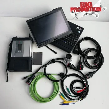 Auto Dignostic Tool MB Star C5 SD C5 + X200T 4G Used Tablet + 360GB SSD with V12.2019 Software WIS/EPC/Vediamo/DTS/HHT/X