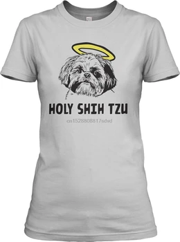 Womens Holy Shih Tzu T Shirt Funny Dog Shitzu Hilarious Graphic Tee for Ladies MenS Tops Tees 2019 Summer New T Shirt
Womens Holy Shih Tzu T Shirt Funny Dog Shitzu Hilarious Graphic Tee for Ladies MenS Tops Tees 2019 Summer New T Shirt