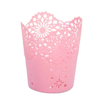 Pen Holder Round Plastic Brush Pencil Storage Organiser Wastebasket Lace Hollow Desk Tidy Pot(Pink)
Pen Holder Round Plastic Brush Pencil Storage Organiser Wastebasket Lace Hollow Desk Tidy Pot(Pink)