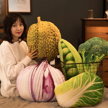 Creative Simulation Chinese Cabbage Durian Onion Brocoli Vegetable Pillow Cushion Funny Plush Girl Birthday Gift
Creative Simulation Chinese Cabbage Durian Onion Brocoli Vegetable Pillow Cushion Funny Plush Girl Birthday Gift