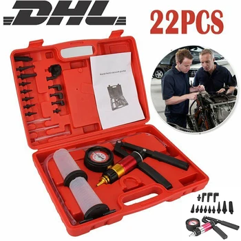 Multifunctional Auto Hand Held Brake Bleeder Tester Kit Vacuum Pump Pressure Test Tool Set With Screw Adapter Carrying Case
Multifunctional Auto Hand Held Brake Bleeder Tester Kit Vacuum Pump Pressure Test Tool Set With Screw Adapter Carrying Case