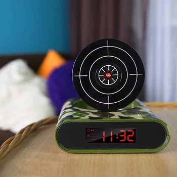 Gadget Target Laser Shooting Gun Alarm Clock Digital Electronic Desk Clock Table Watch Nixie Clock Snooze Bedside For Kids
Gadget Target Laser Shooting Gun Alarm Clock Digital Electronic Desk Clock Table Watch Nixie Clock Snooze Bedside For Kids
