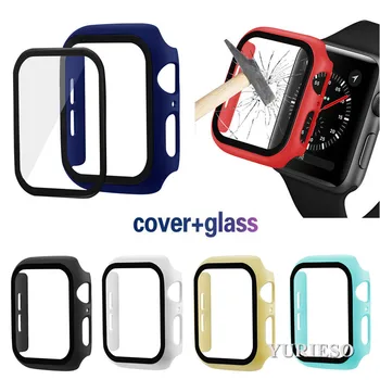 3D 9H Tempered Glass Screen Protector Cover For Apple Watch 44mm 42mm 40mm 38mm Case Shell For iWatch Series 2 3 4 5 Screen Film
3D 9H Tempered Glass Screen Protector Cover For Apple Watch 44mm 42mm 40mm 38mm Case Shell For iWatch Series 2 3 4 5 Screen Film