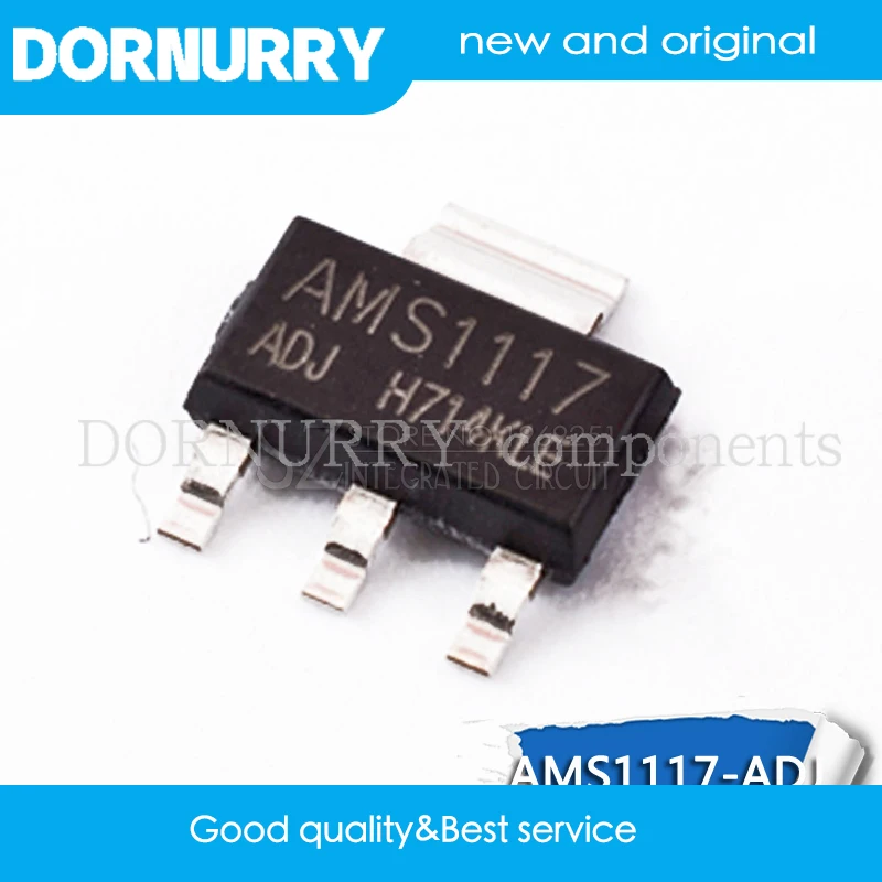 1pcs AMS1117-ADJ SOT-223 AMS1117 SOT223 AMS1117-ADJ VOLTAGE REGULATOR SMD DORNURRY
1pcs AMS1117-ADJ SOT-223 AMS1117 SOT223 AMS1117-ADJ VOLTAGE REGULATOR SMD DORNURRY