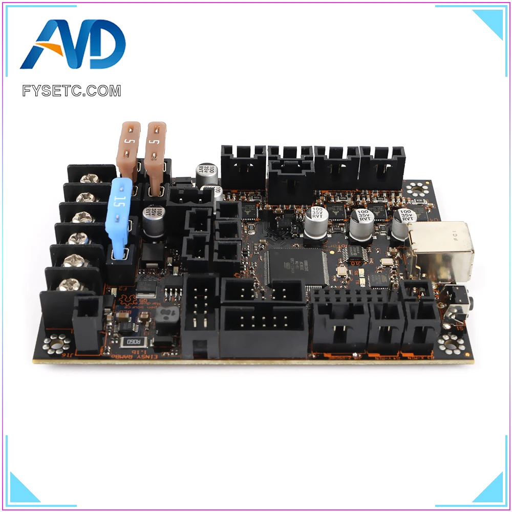 EinsyRambo 1.1b Mainboard Einsy Rambo For Prusa i3 MK3 MK3S With TMC2130 Stepper Drivers SPI Control 4 Mosfet Switched Outputs
EinsyRambo 1.1b Mainboard Einsy Rambo For Prusa i3 MK3 MK3S With TMC2130 Stepper Drivers SPI Control 4 Mosfet Switched Outputs