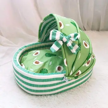 Dog Bed Bow Design Avocado Pattern cat sleeping bed Comfortable Dog Beds for Small Dogs Removable Cat Cave Pet Supplies
Dog Bed Bow Design Avocado Pattern cat sleeping bed Comfortable Dog Beds for Small Dogs Removable Cat Cave Pet Supplies