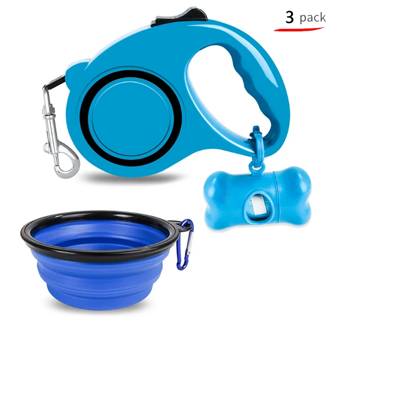 3 pcs/set 3 in1 Pet Dog Leash Chain Retractable Traction Rope Poop Dispenser Garbage Bags Feeder Folding Bowl Small Medium dogs
3 pcs/set 3 in1 Pet Dog Leash Chain Retractable Traction Rope Poop Dispenser Garbage Bags Feeder Folding Bowl Small Medium dogs