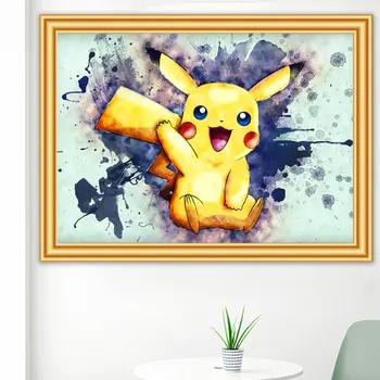 5D Diy Diamond Painting Cross stitch Kit Full Square Round Diamond embroidery Cartoon Pikachu Mosaic Rhinestones Picture Gift
5D Diy Diamond Painting Cross stitch Kit Full Square Round Diamond embroidery Cartoon Pikachu Mosaic Rhinestones Picture Gift