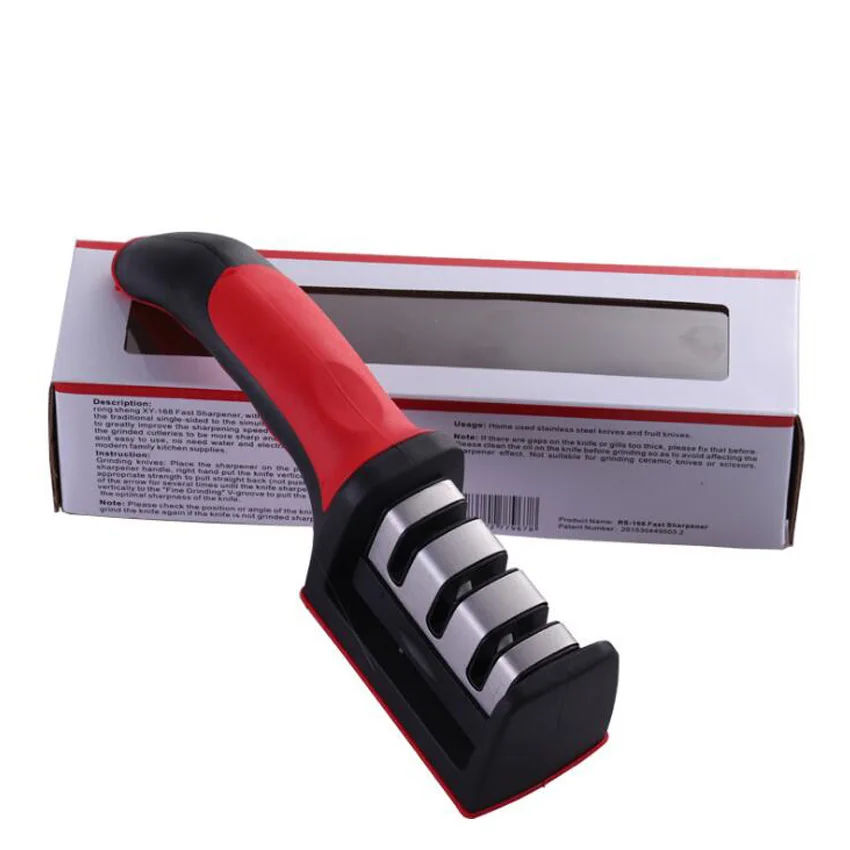 1 pcs 3 stages ceramic Tungsten steel functions knife sharpener sharpening stone knife kitchen tools Professional grinding
1 pcs 3 stages ceramic Tungsten steel functions knife sharpener sharpening stone knife kitchen tools Professional grinding