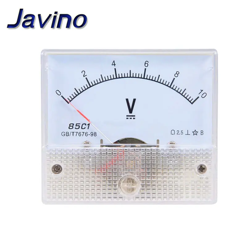 Analog Voltmeter Gauge 10V 20V 100V 300V Mechanical