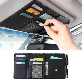 Universal Car Sun Visor Organizer Storage Holder Car Styling Visor Clip Sunglasses Holder Card Ticket Storage Bag Pouch
Universal Car Sun Visor Organizer Storage Holder Car Styling Visor Clip Sunglasses Holder Card Ticket Storage Bag Pouch