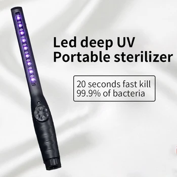 Household Handheld Germicidal Lamp Sterilizer Portable LED UV Disinfection Stick
Household Handheld Germicidal Lamp Sterilizer Portable LED UV Disinfection Stick