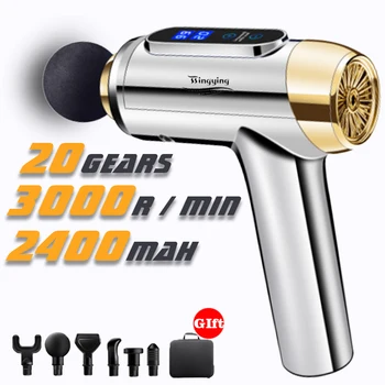 OSISIYO Deep Tissue Muscle Massage Gun Cordless Therapy Vibration Body Massager 6 Heads with Low Noise for Fitness Shaping
OSISIYO Deep Tissue Muscle Massage Gun Cordless Therapy Vibration Body Massager 6 Heads with Low Noise for Fitness Shaping