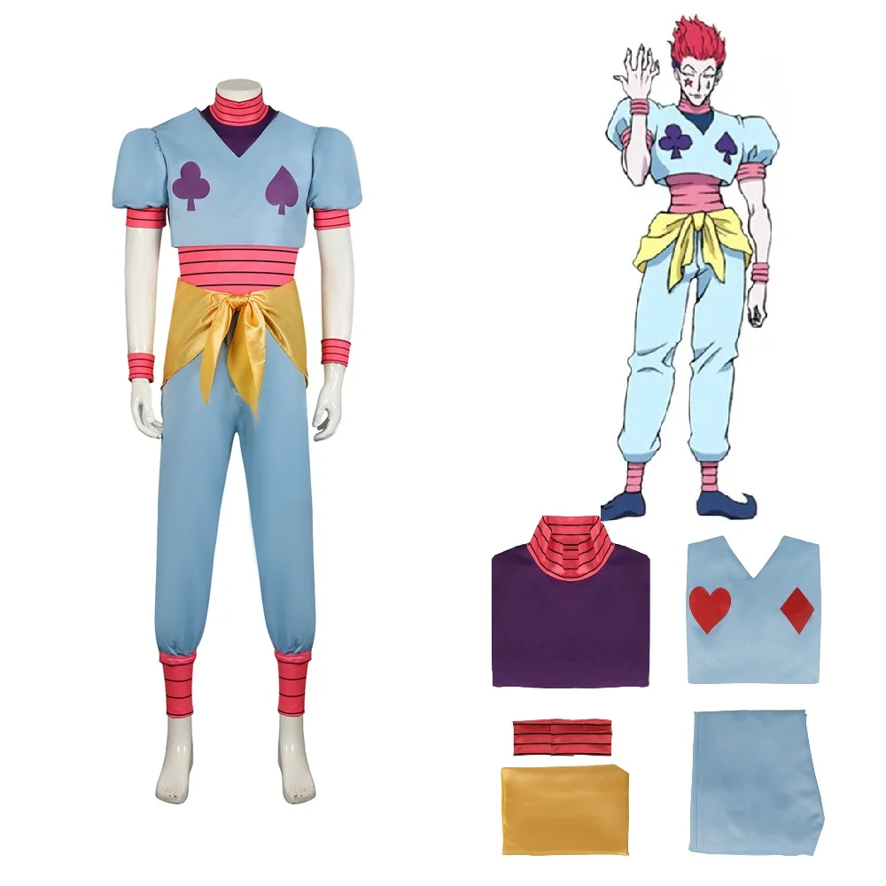 Phantom Troupe Hisoka Cosplay Costume Full Set Suit Unisex Anime HUNTERXHUNTER Cos Uniform Halloween Cosplay Outfits
Phantom Troupe Hisoka Cosplay Costume Full Set Suit Unisex Anime HUNTERXHUNTER Cos Uniform Halloween Cosplay Outfits