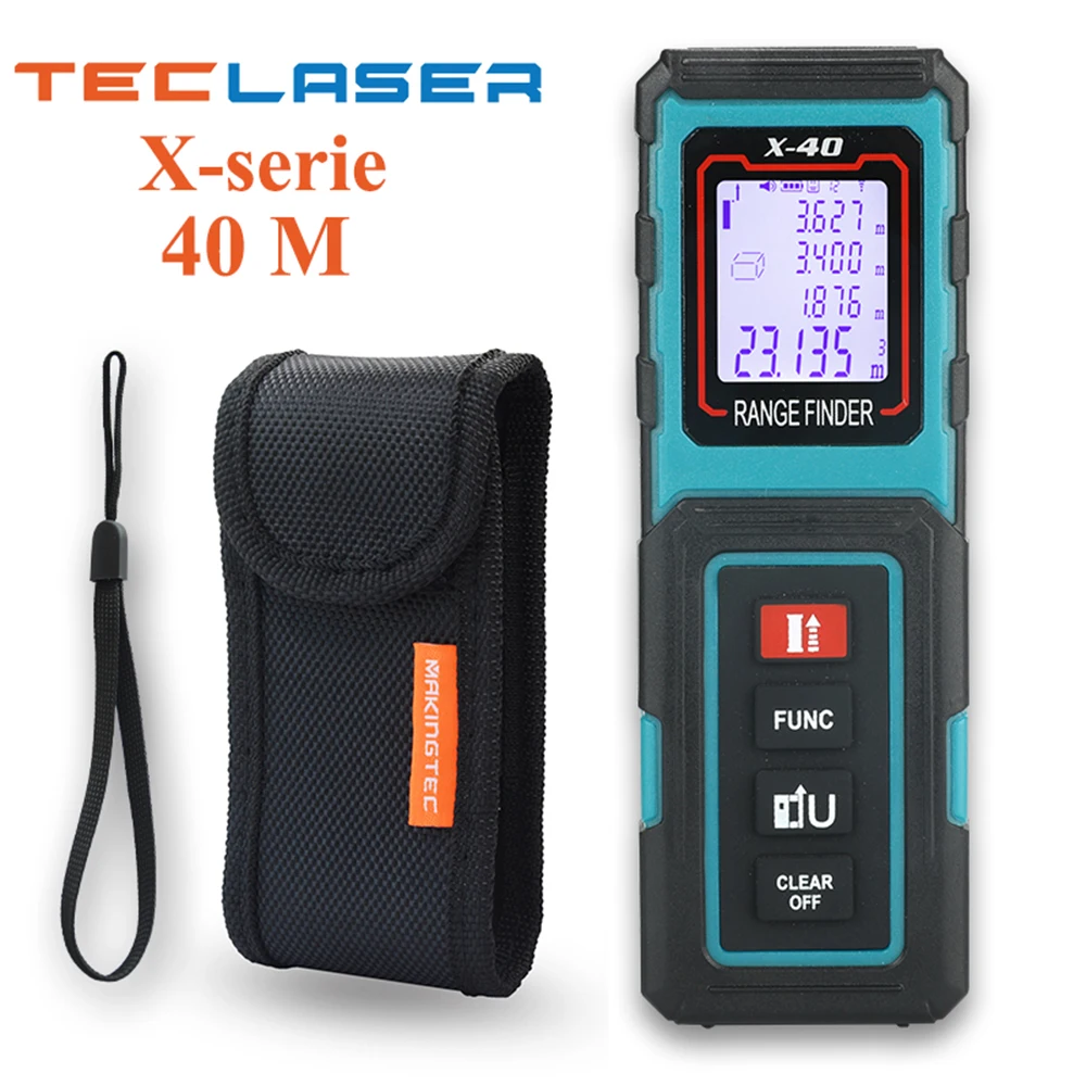 TECLASER Laser Distance Meter Electronic Roulette Digital Trena Laser Tape Range Finder Laser Ruler Laser Range Measure Tools
TECLASER Laser Distance Meter Electronic Roulette Digital Trena Laser Tape Range Finder Laser Ruler Laser Range Measure Tools