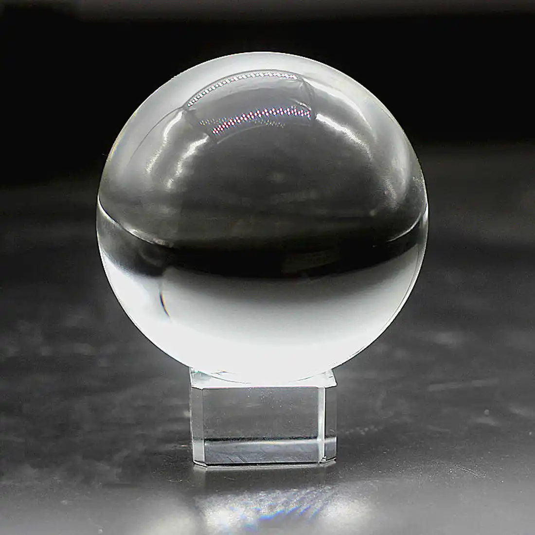 1pc clear glass crystal ball healing sphere photography props