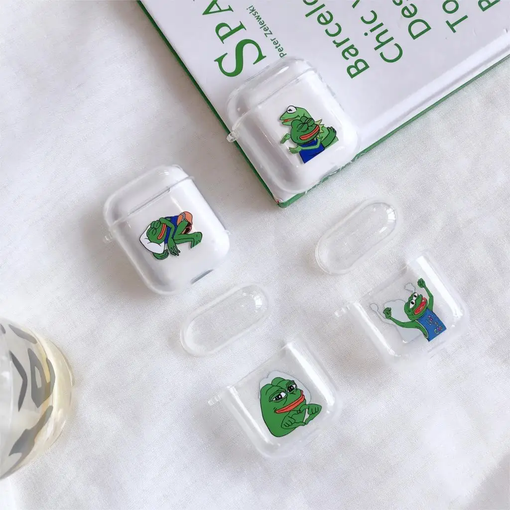 Funny Frog Pattern Bluetooth Wireless Earphone Case For Apple Airpods 1/2 Soft Silicone Bag Protective Cover
Funny Frog Pattern Bluetooth Wireless Earphone Case For Apple Airpods 1/2 Soft Silicone Bag Protective Cover