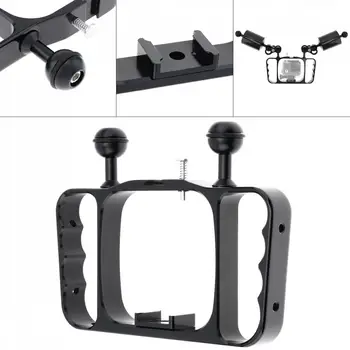 Diving Dual Hand-held CNC Aluminum Photography Bracket Fit for GoPro Hero 7 6 5 Action Camera Diving Accessories / Flashlight
Diving Dual Hand-held CNC Aluminum Photography Bracket Fit for GoPro Hero 7 6 5 Action Camera Diving Accessories / Flashlight