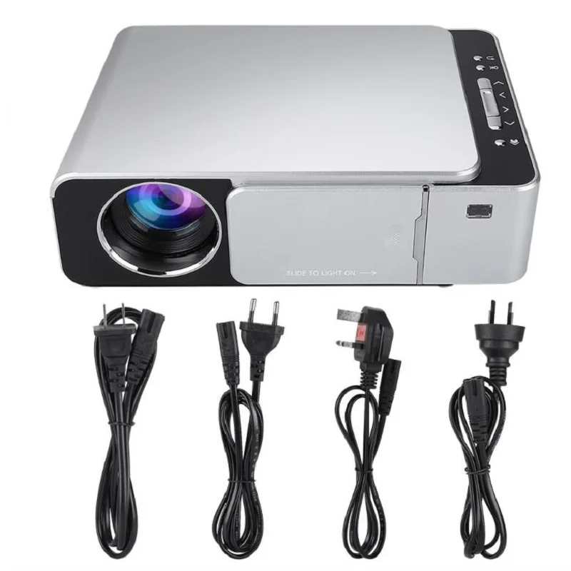 T6 multi-language projector 1080P resolution home theater LED portable HD projector nice design small
T6 multi-language projector 1080P resolution home theater LED portable HD projector nice design small