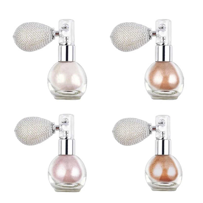 4 Colors Brighten Shimmer Glitter Loose Powder Spray Face Makeup Stick Highlighter Powder Creamy Texture Sprayer Cosmetics
4 Colors Brighten Shimmer Glitter Loose Powder Spray Face Makeup Stick Highlighter Powder Creamy Texture Sprayer Cosmetics