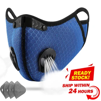 Cycling Face Mask PM2.5 Breathing Valve Mask Filter Breathable Sport Face Mask Reusable Dust Mask Activated Carbon With Filter
Cycling Face Mask PM2.5 Breathing Valve Mask Filter Breathable Sport Face Mask Reusable Dust Mask Activated Carbon With Filter