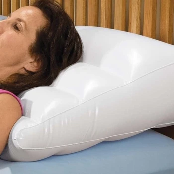 Large Inflatable Bed Wedge Pillow - Portable Velvety Lightweight (17Ozs) Cushion Bedside Back Cushion or Foot Elevation
Large Inflatable Bed Wedge Pillow - Portable Velvety Lightweight (17Ozs) Cushion Bedside Back Cushion or Foot Elevation