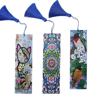 DIY 5D Diamond Painting Bookmarks, URYKE Full Drill Cross Stitch Embroidery Kit Leather for Art Craft Home Decor Kids Adults New
DIY 5D Diamond Painting Bookmarks, URYKE Full Drill Cross Stitch Embroidery Kit Leather for Art Craft Home Decor Kids Adults New