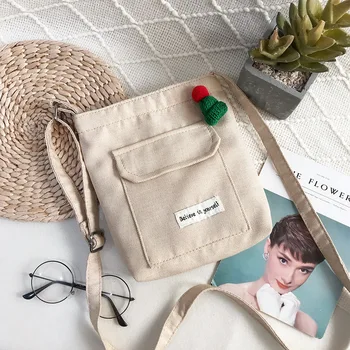 Soft girl female cloth bag 2020 new single shoulder canvas small shoulder bag cross-body portable student mobile phone bag
Soft girl female cloth bag 2020 new single shoulder canvas small shoulder bag cross-body portable student mobile phone bag