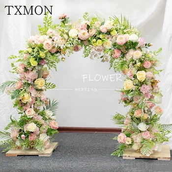 Custom Simulation Fake Flower Arch Floral Photography Photo Background Layout Props Wedding Home Decoration Silk Flower Row Wall
Custom Simulation Fake Flower Arch Floral Photography Photo Background Layout Props Wedding Home Decoration Silk Flower Row Wall