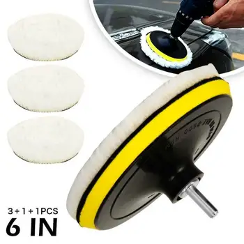 5X 6" Buffing Polishing Pads Drill Adapter Wheel Waxing Pad Car Polishing Disc Cleaning Tools Wool Polishing Pads
5X 6" Buffing Polishing Pads Drill Adapter Wheel Waxing Pad Car Polishing Disc Cleaning Tools Wool Polishing Pads