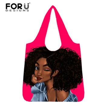 FORUDESIGNS African Girls Fashion Women Shopper Bag Tote Shoulder Storage Bags for Teen Girls Portable Foldable Ladies Shopping 
FORUDESIGNS African Girls Fashion Women Shopper Bag Tote Shoulder Storage Bags for Teen Girls Portable Foldable Ladies Shopping