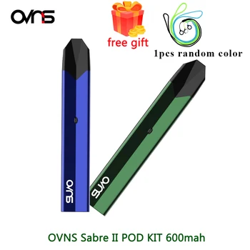 OVNS Saber II Pod Kit built-in 600mah Pod System Kit with 1.5ml capacity cartridge & 1.4ohm dual ON-S cotton coil vs w01 Vaping
OVNS Saber II Pod Kit built-in 600mah Pod System Kit with 1.5ml capacity cartridge & 1.4ohm dual ON-S cotton coil vs w01 Vaping