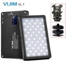 VIJIM VL-1 ミニ LED ビデオライト磁気調光可能な写真撮影の照明にカメラ 96 Led ランプワットコールド靴高 CRI96(China)