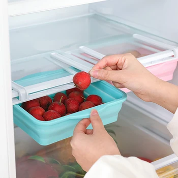 Refrigerator Pull-Out Storage Layer Adjustable Expandable Fridge Organizer Drawer Basket Spacer Rack Box Kitchen Accessories
Refrigerator Pull-Out Storage Layer Adjustable Expandable Fridge Organizer Drawer Basket Spacer Rack Box Kitchen Accessories