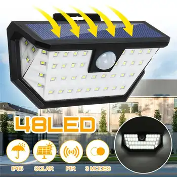 LED Solar Light 48Led Waterproof IP65 Outdoor Garden Lights Courtyard PIR Motion Sensor Emergency Wide Angle LED Solar Wall Lamp
LED Solar Light 48Led Waterproof IP65 Outdoor Garden Lights Courtyard PIR Motion Sensor Emergency Wide Angle LED Solar Wall Lamp