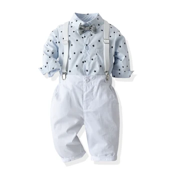 2020 Autumn Star Print Formal Suit Toddler Boy Clothes Cotton Blend Turn Down Collar Shirt Pants Outfits Suspender Overalls
2020 Autumn Star Print Formal Suit Toddler Boy Clothes Cotton Blend Turn Down Collar Shirt Pants Outfits Suspender Overalls