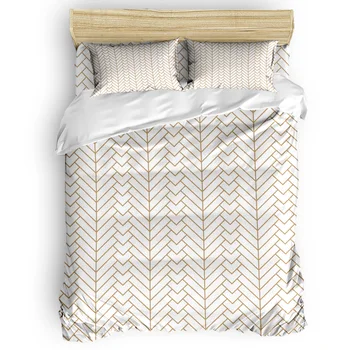 FamilyDecor 4pcs Bedding Set Arrow Geometric Pattern Duvet Cover Set Customizable
FamilyDecor 4pcs Bedding Set Arrow Geometric Pattern Duvet Cover Set Customizable