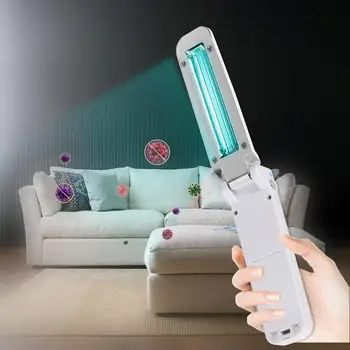 Battery UVC Ultraviolet Light Foldable UV Disinfection Lamp USB Personal Care Business Sterilizer Light UV Germicidal Lamp
Battery UVC Ultraviolet Light Foldable UV Disinfection Lamp USB Personal Care Business Sterilizer Light UV Germicidal Lamp