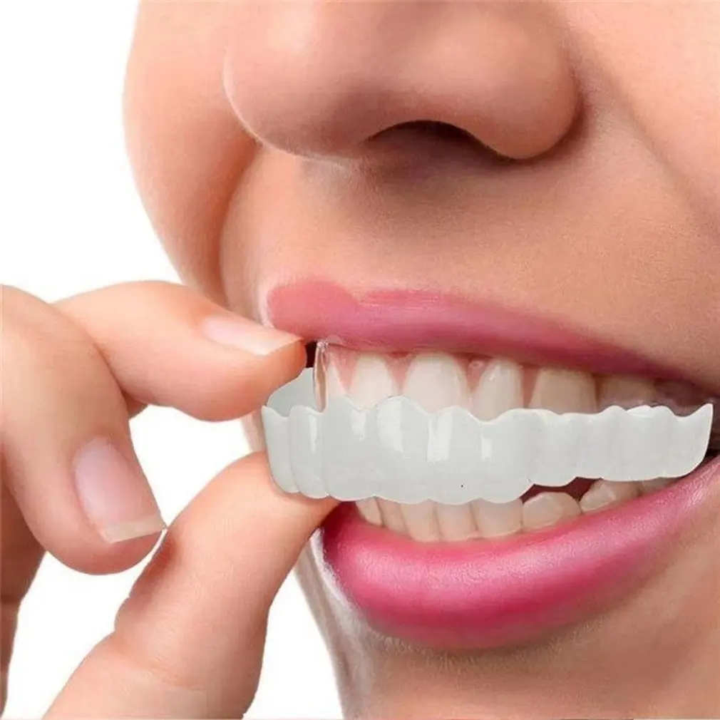 Perfect Smile Teeth Fake Tooth Cover Teeth Simulation Braces Whitening Set Second Generation Silicone Simulation Teeth Dentures
Perfect Smile Teeth Fake Tooth Cover Teeth Simulation Braces Whitening Set Second Generation Silicone Simulation Teeth Dentures