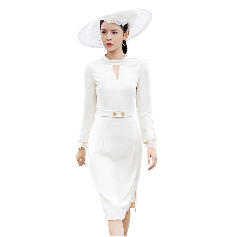 red / white ladies office dress gold buttons halter neck long sleeve side split knee length elegant plus size dresses hot sales
red / white ladies office dress gold buttons halter neck long sleeve side split knee length elegant plus size dresses hot sales
