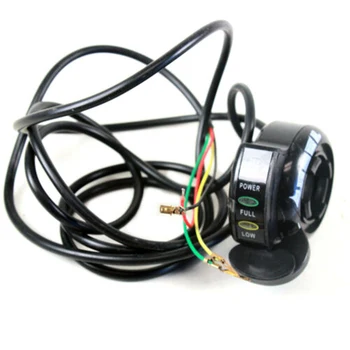 24-36V E-Bike Electric Scooter Thumb Throttle Speed Control 4 Wire Accelerator Black Replacement Practical Electric Bike Access
24-36V E-Bike Electric Scooter Thumb Throttle Speed Control 4 Wire Accelerator Black Replacement Practical Electric Bike Access