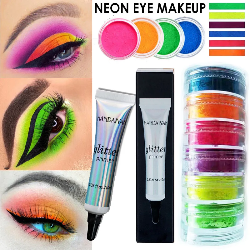 Multi-color Neon Loose Powder Eyeshadow High Pigment Matte Mineral Powder Spangle Neon Eyeshadow Yellow Green Eye shadoadow Dust
Multi-color Neon Loose Powder Eyeshadow High Pigment Matte Mineral Powder Spangle Neon Eyeshadow Yellow Green Eye shadoadow Dust