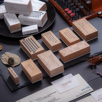 Yoofun 10Designs Vintage Wooden English Printer Rubber Stamp Diary Decorative DIY Number Alphabetic Symbols Students Stationery
Yoofun 10Designs Vintage Wooden English Printer Rubber Stamp Diary Decorative DIY Number Alphabetic Symbols Students Stationery